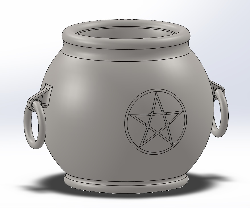 a witch's cauldron