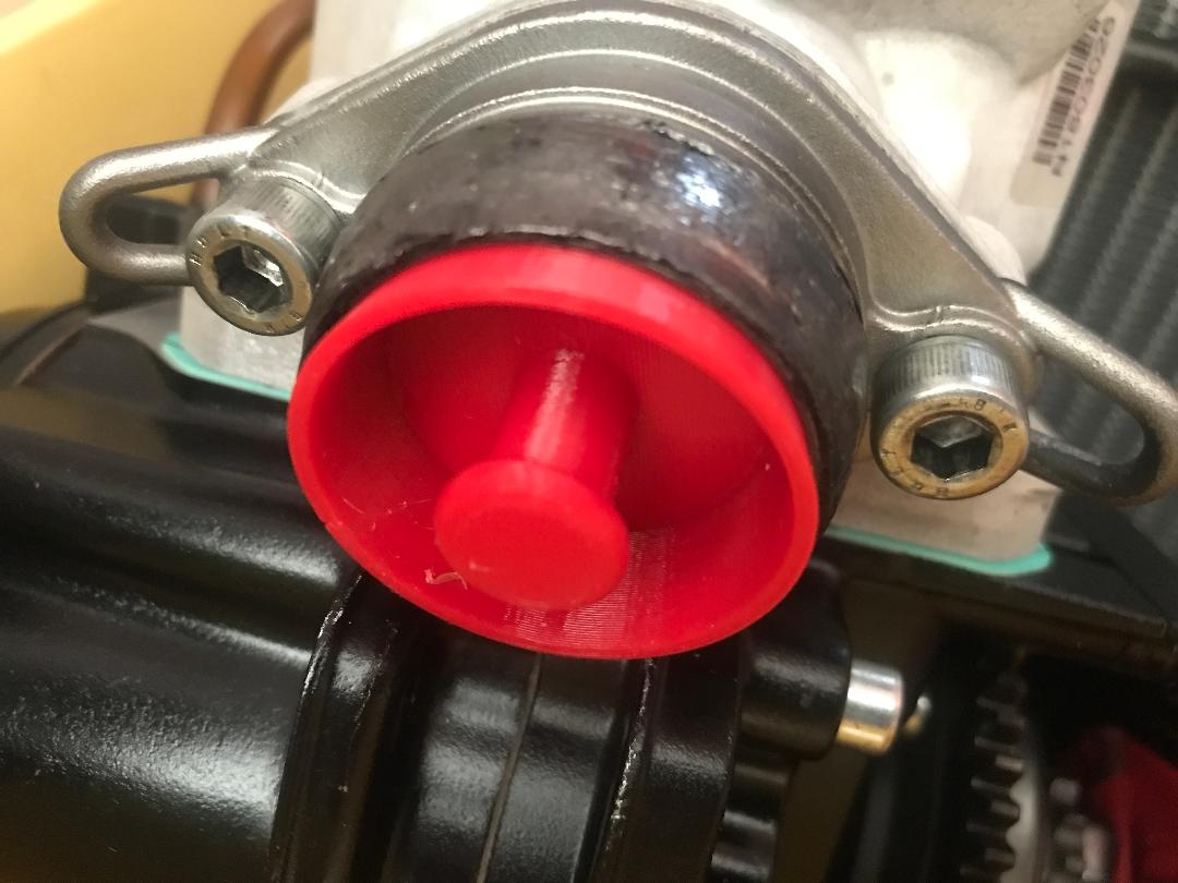 Rotax max exhaust cap - bouchon échappement Rotax