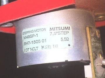 Extruder for stepper motor Mitsumi m49sp-1 laser printer