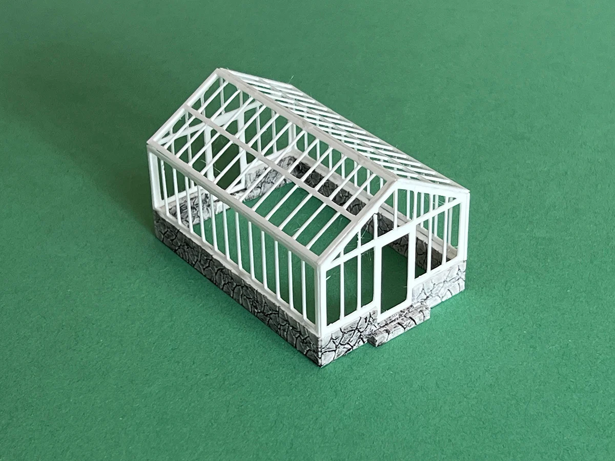 GARDEN GREEN HOUSE HO scale