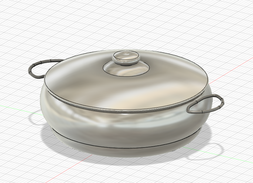 Saucepan Fbx STL
