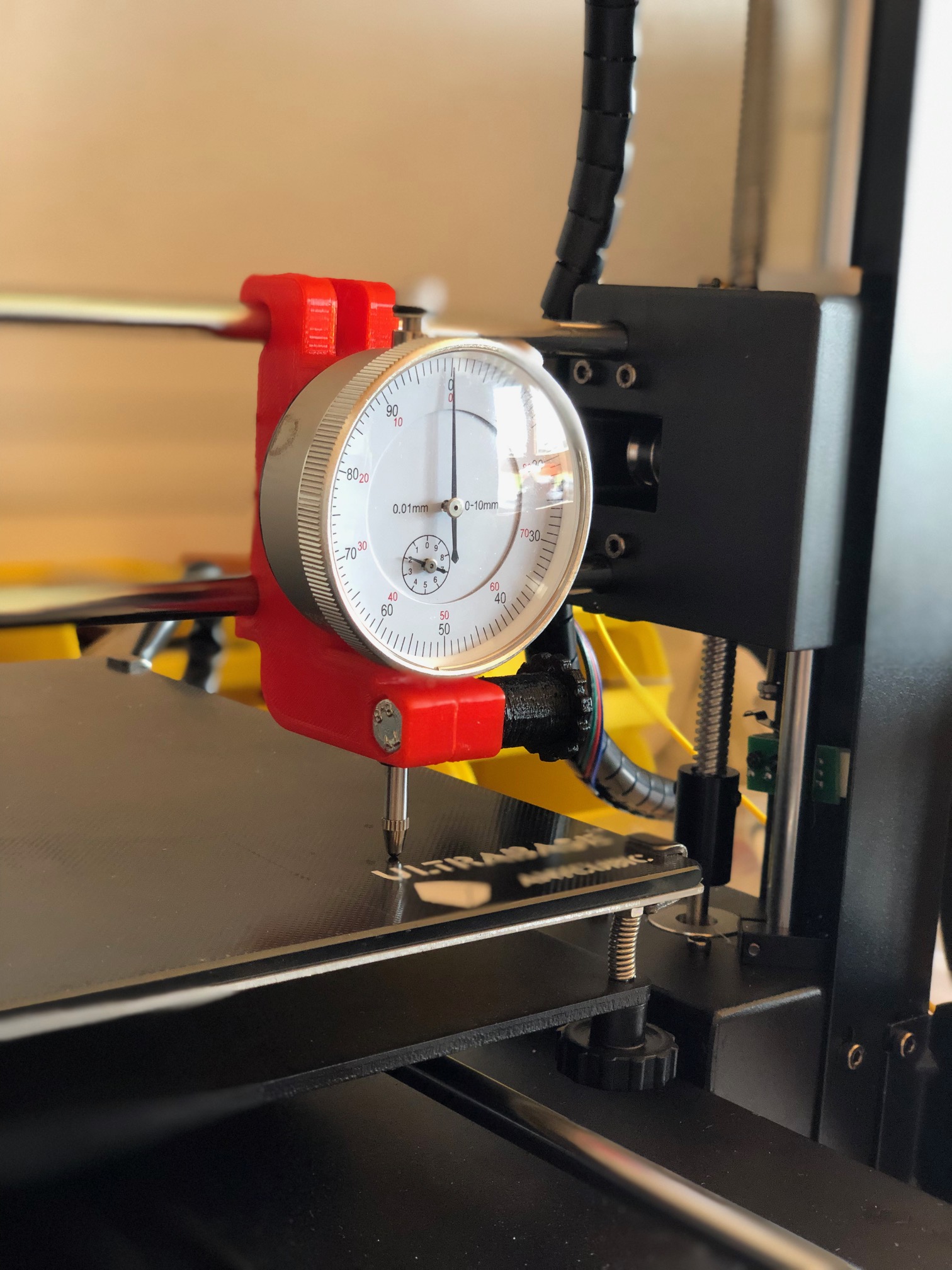 Messuhrhalter / Dial indicator fixture for Anycubic i3 MEGA