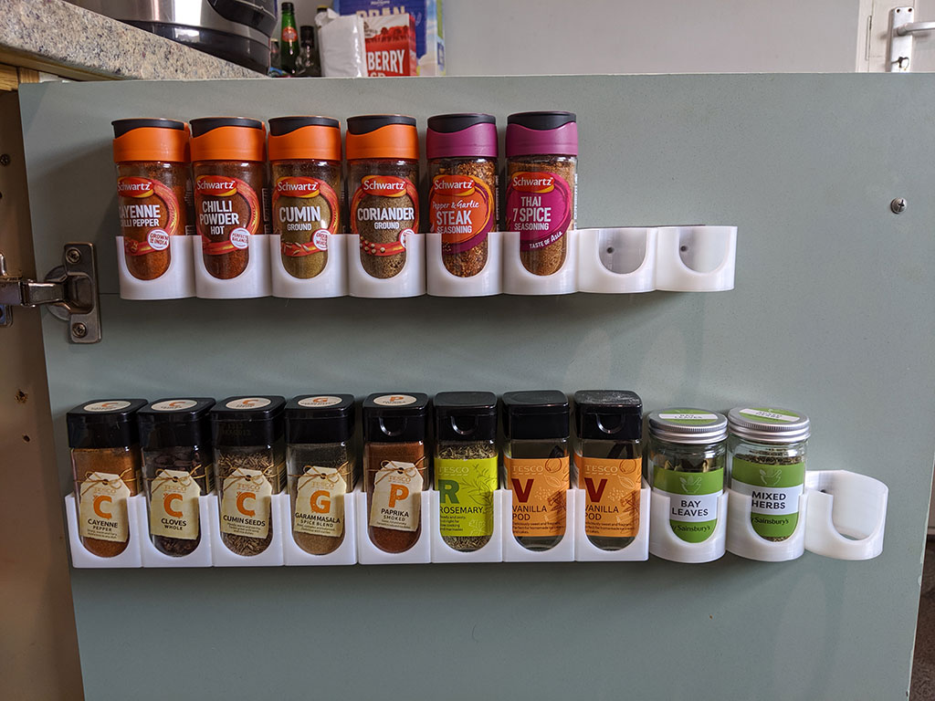 Square & Round Spice Racks (1, 2, 3, 4x)
