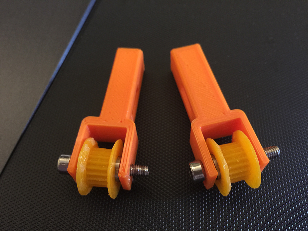 GT2 Pulley and Uprated XY Tensioner for Wilson II 3D Printer