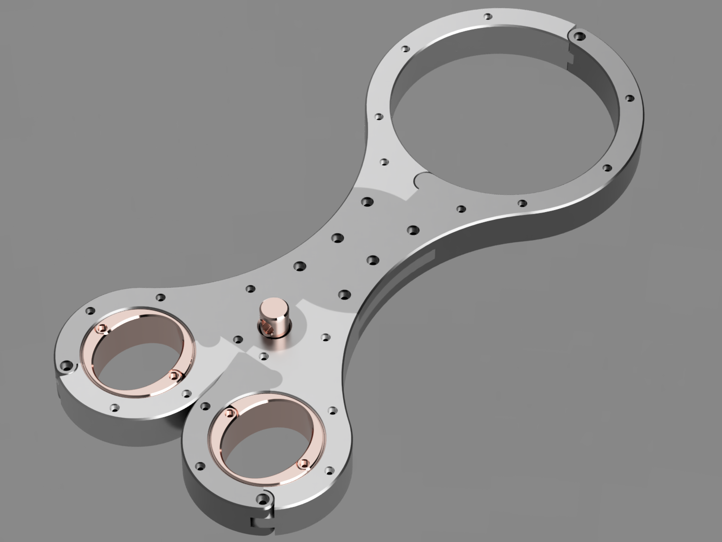 Modern (self) Bondage Fiddle with rotating hand-holes, parametric