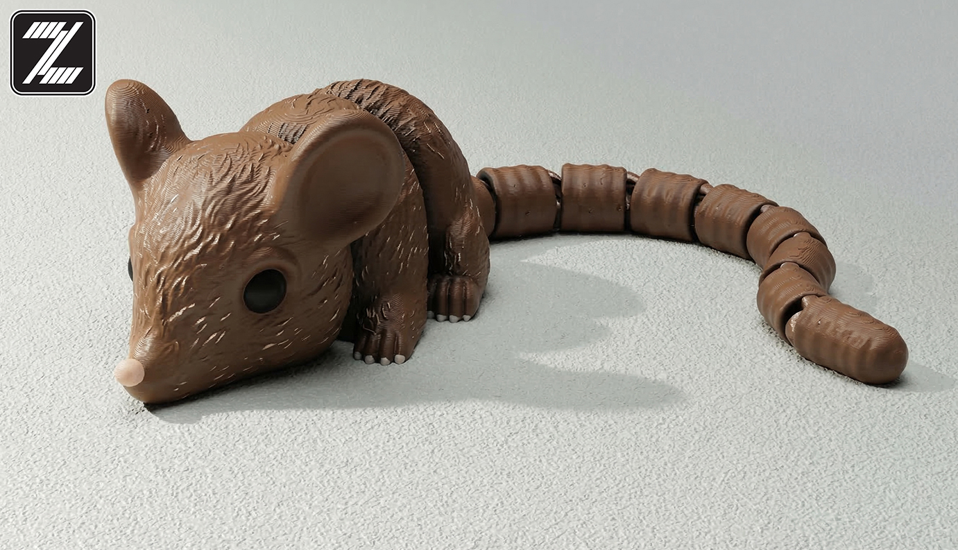 Articulated Flexi Mouse Rat