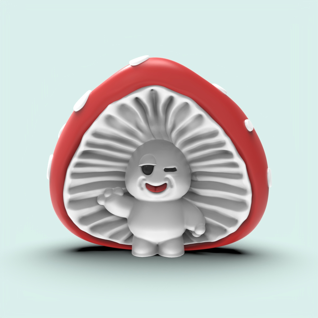 mushroom kawaii