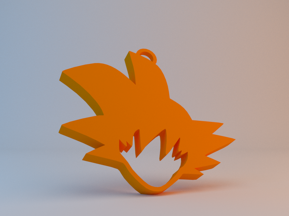 Goku DBZ Keychain