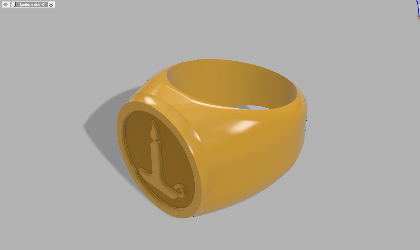 Bizarro Lantern Ring