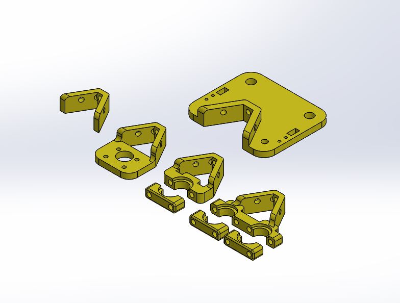 Tevo Tarantula Modular X Car Basic, e3d 2x