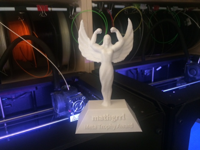 Customizable Beefy Trophy + Blender Bake Tutorial