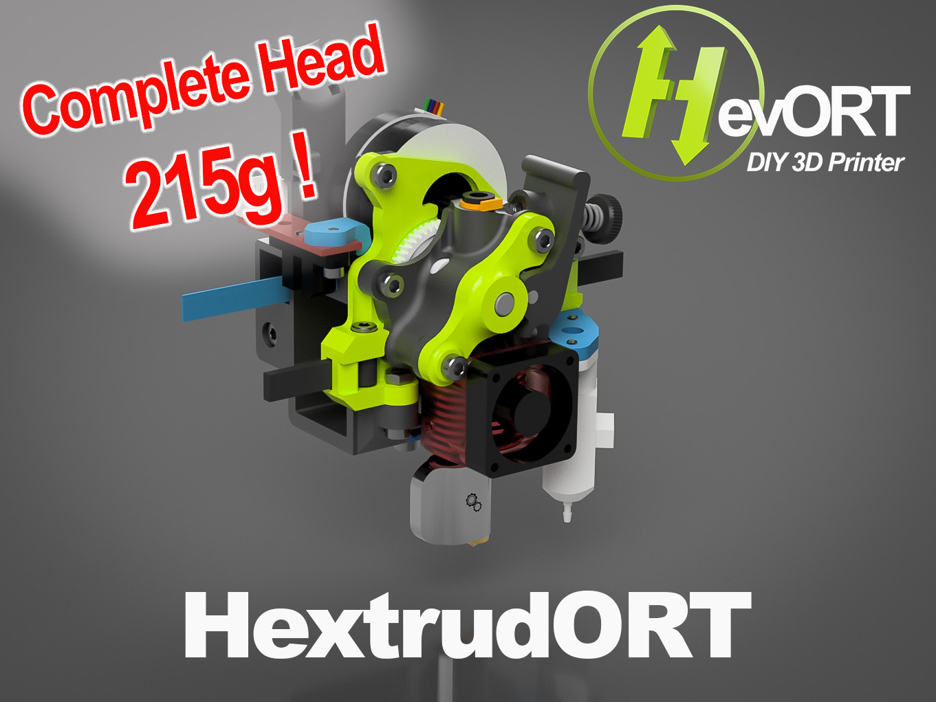 HextrudORT - STDHT NOVA MGN9 - Embedded Extruder for HevORT 3D Printer
