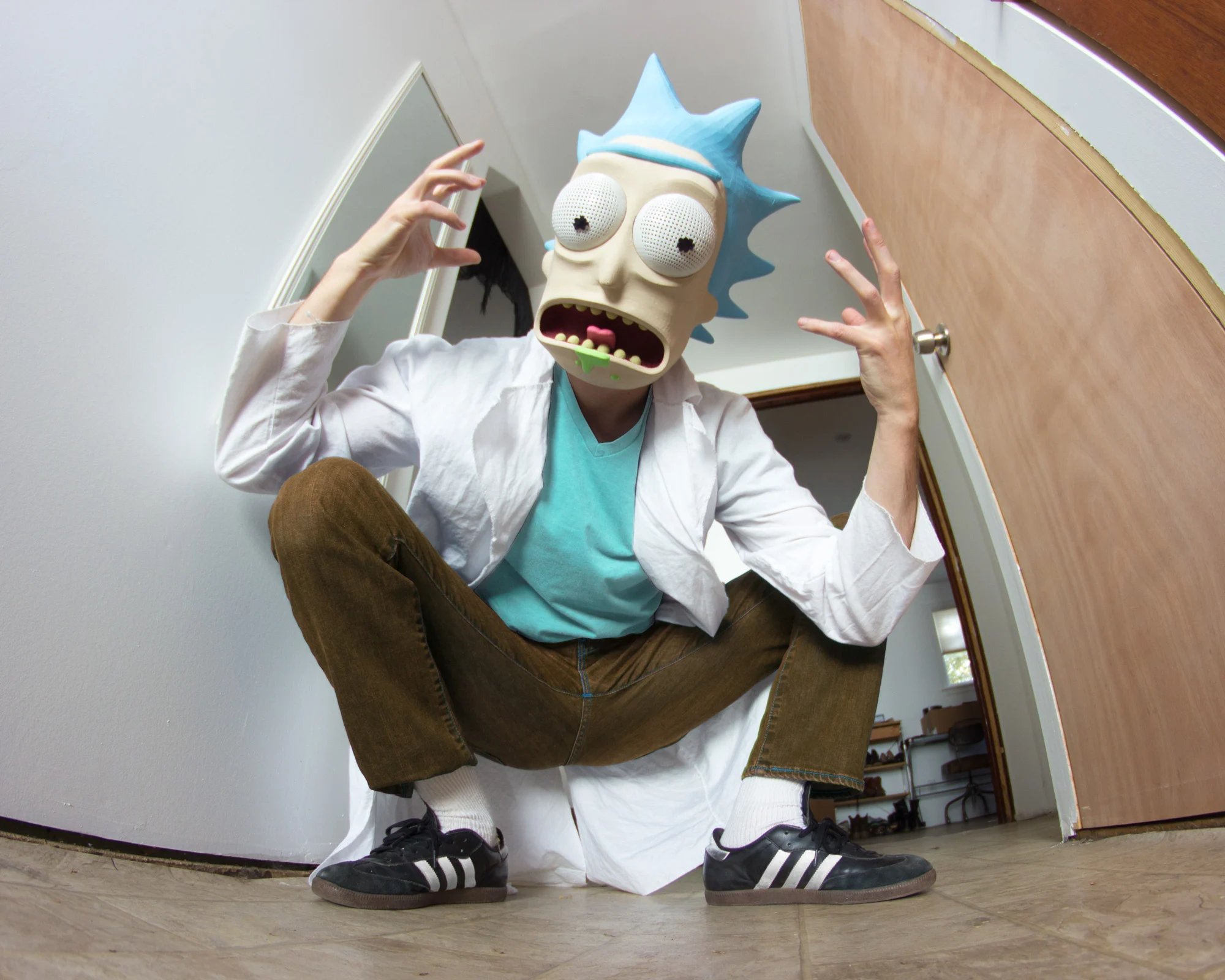 Rick Sanchez mask from Rick and Morty