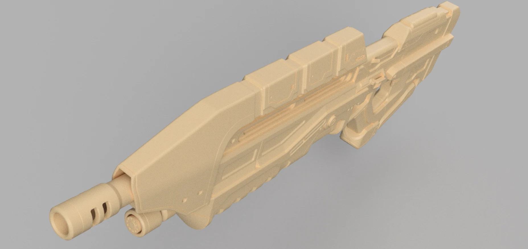 MA37 assault rifle Halo Gun Green Lantern