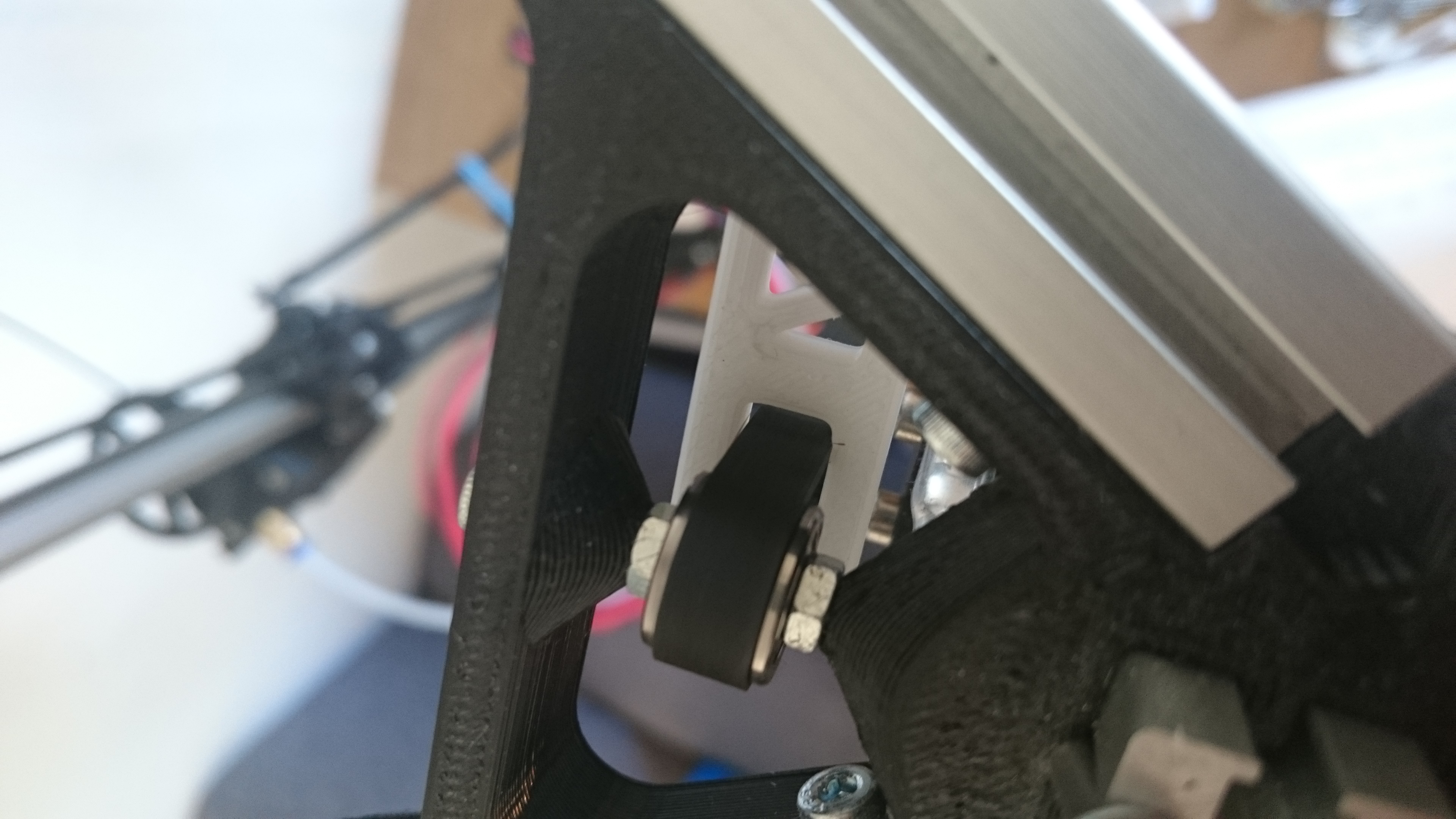 Kossel Belt de-rail protection