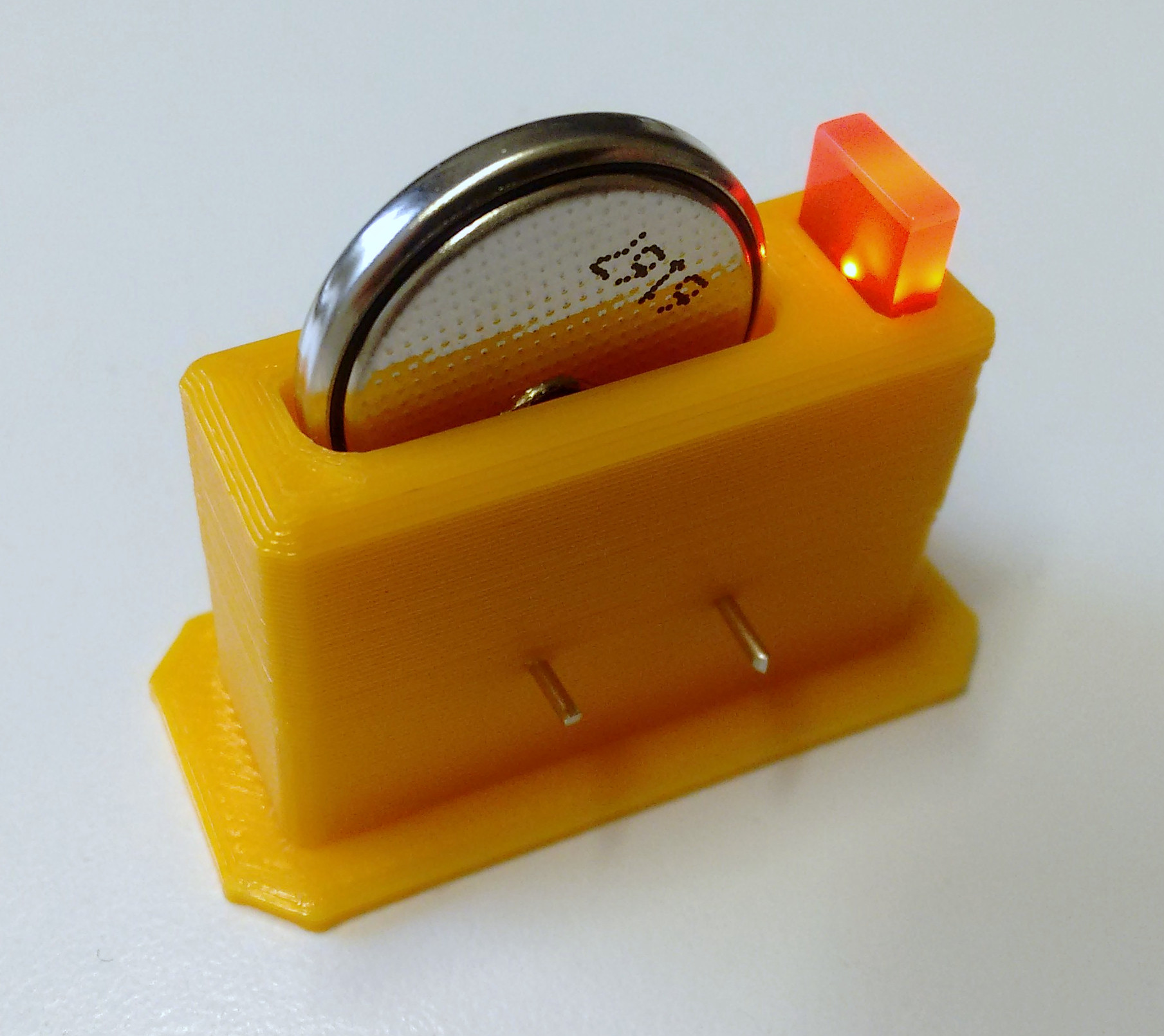 Simple CR2032/CR2016 battery tester