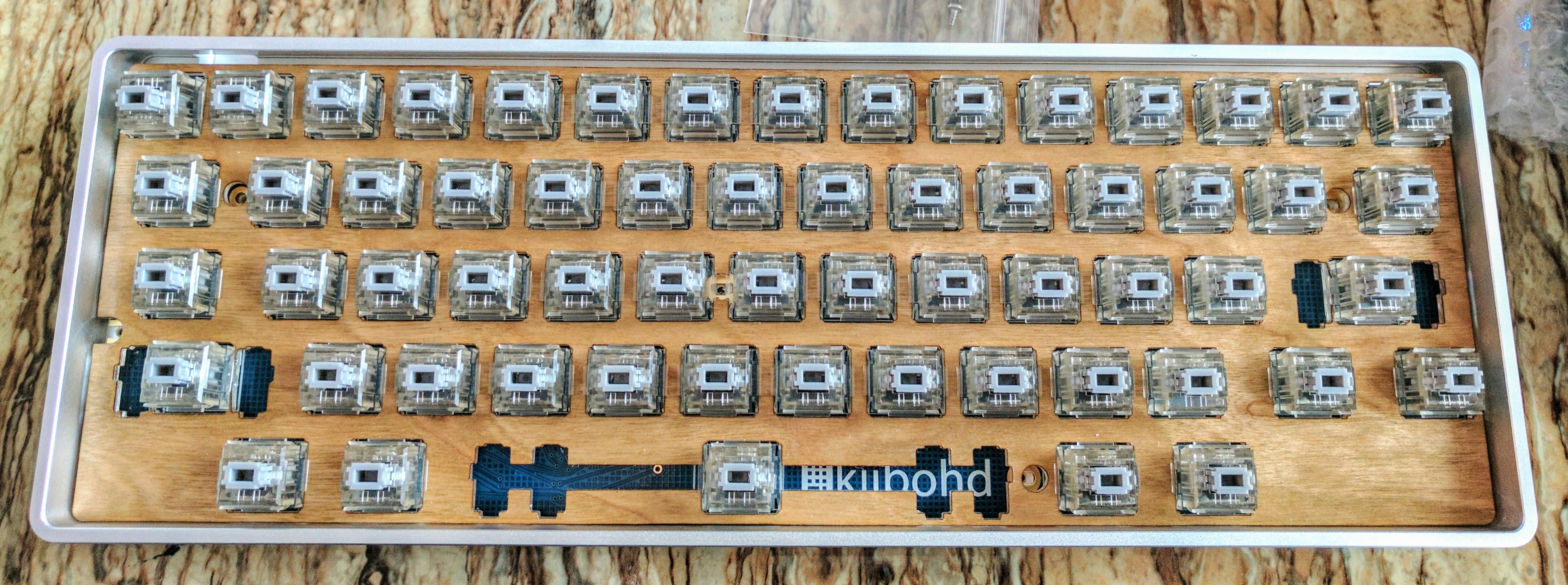 HHKB Style 60% Keyboard Plate for Cherry MX and Alps, Costar and Cherry Stab compatible