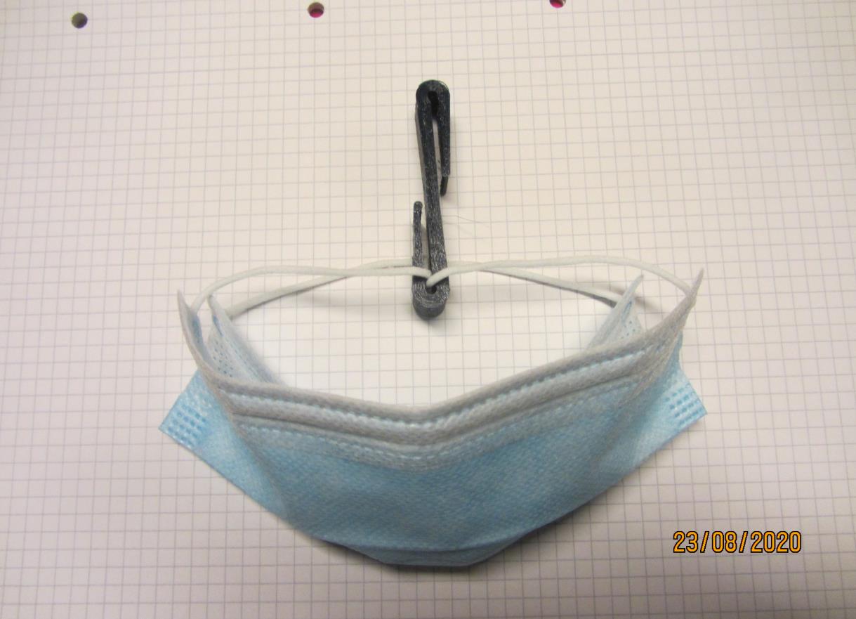 Haken für Corona-Maske