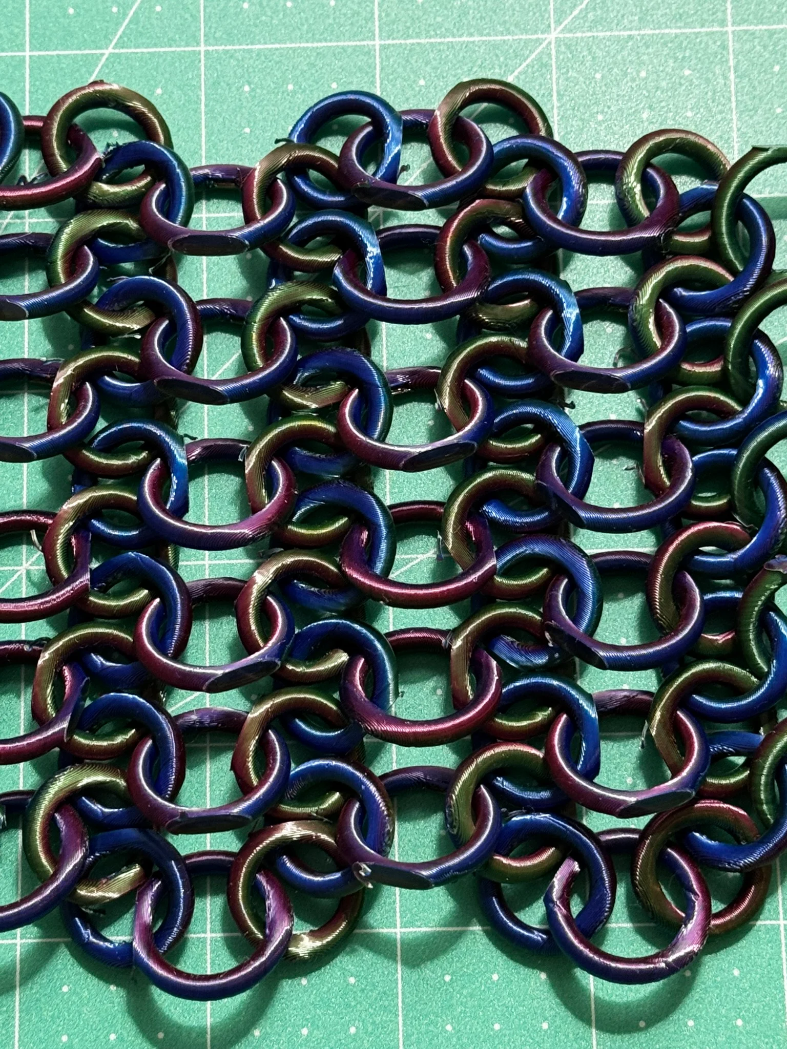 Chain Mail Print-in-place with round links