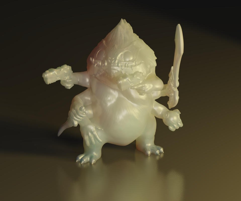Combat Skittermander (Starfinder)