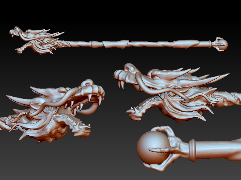Dragon staff
