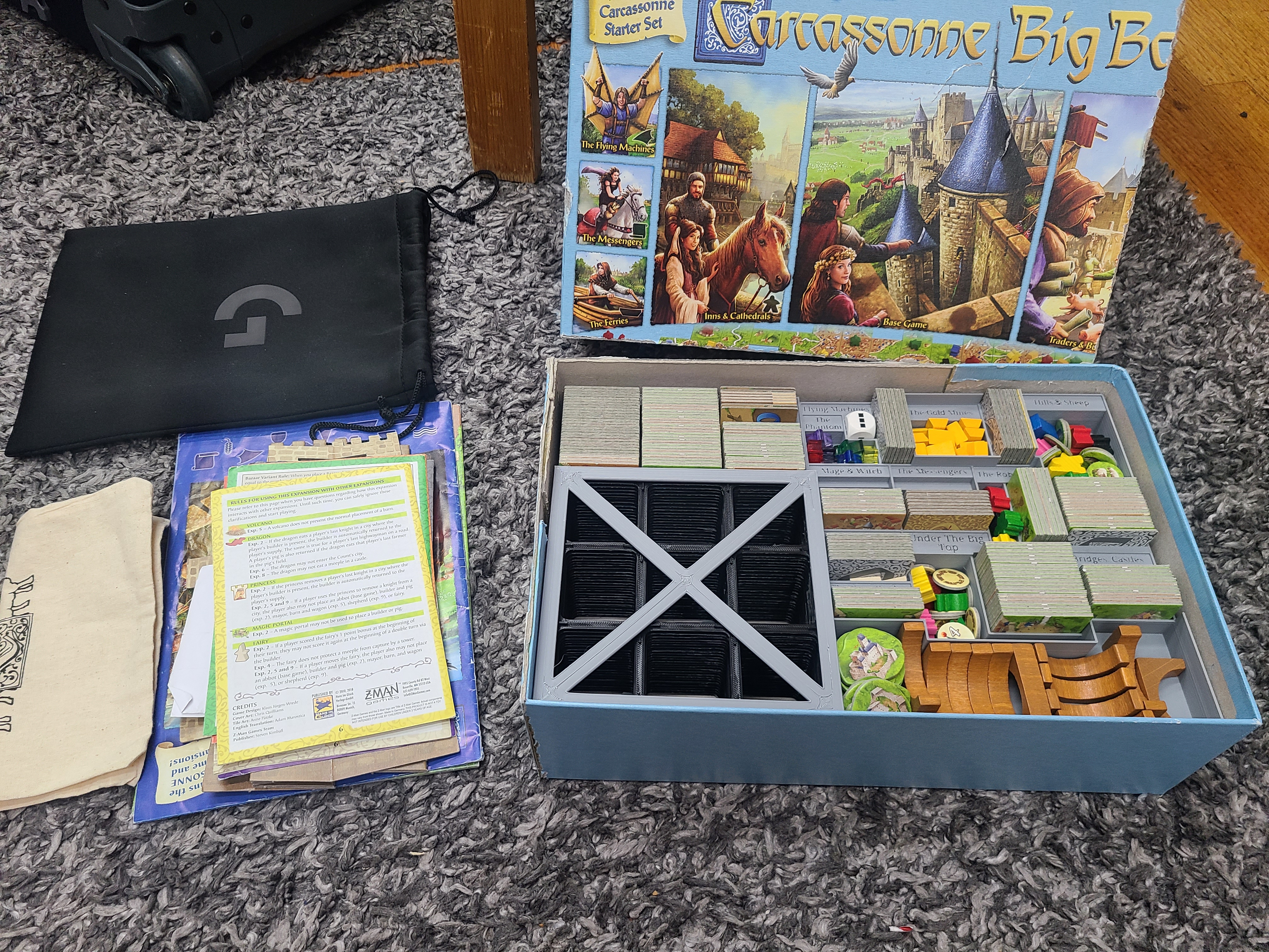 Carcassonne Complete Set Organizer