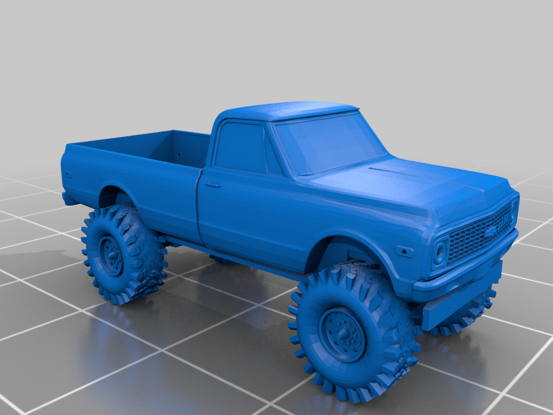 N Scale chevy big tire
