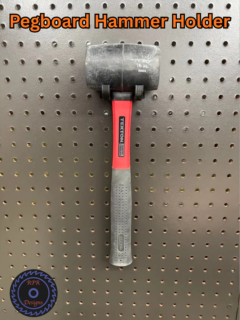 Pegboard Hammer Holder