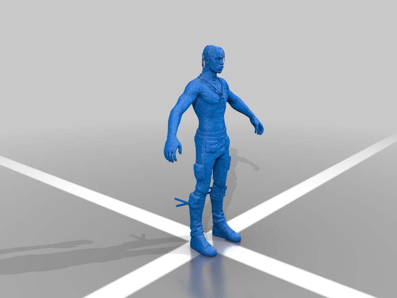 Travis Scott Fortnite model