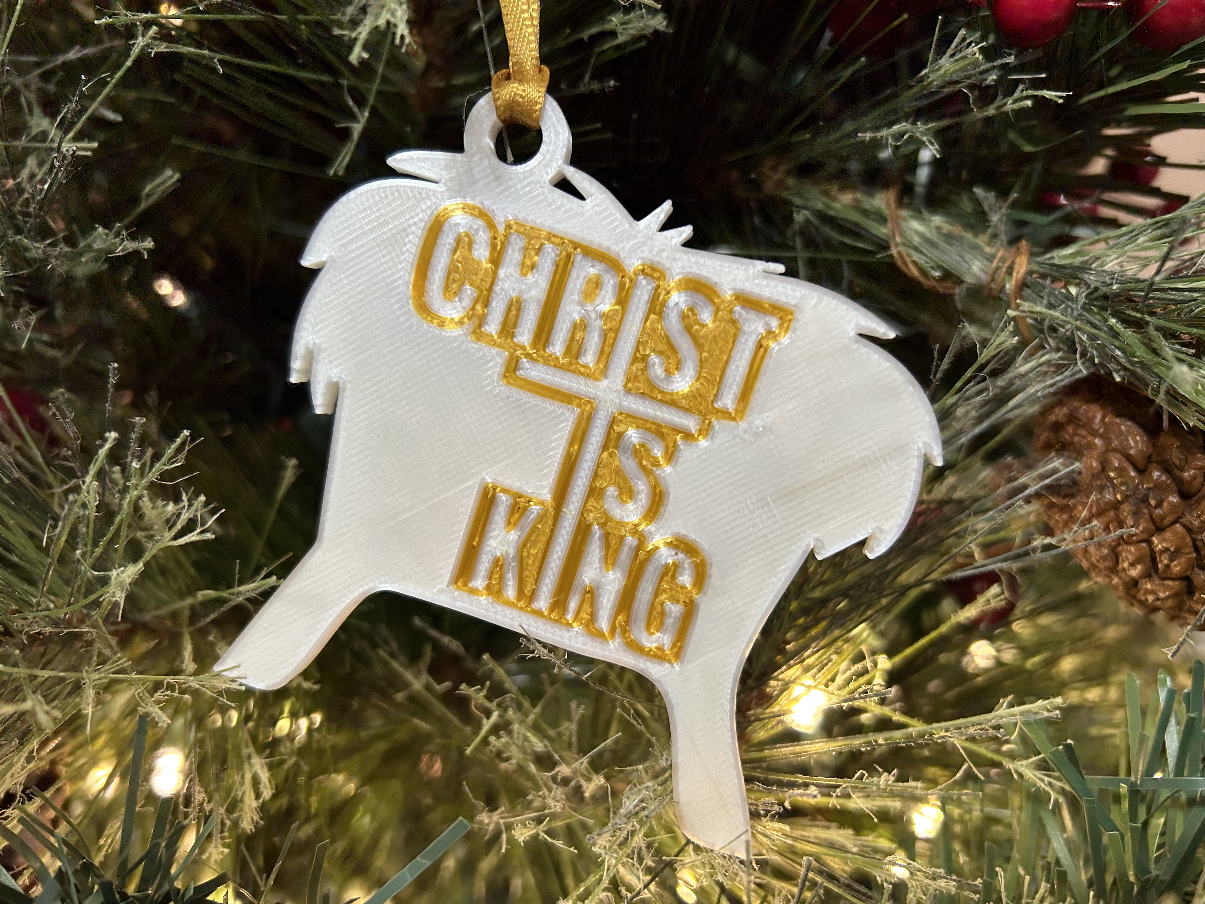 Christ is King Ornament