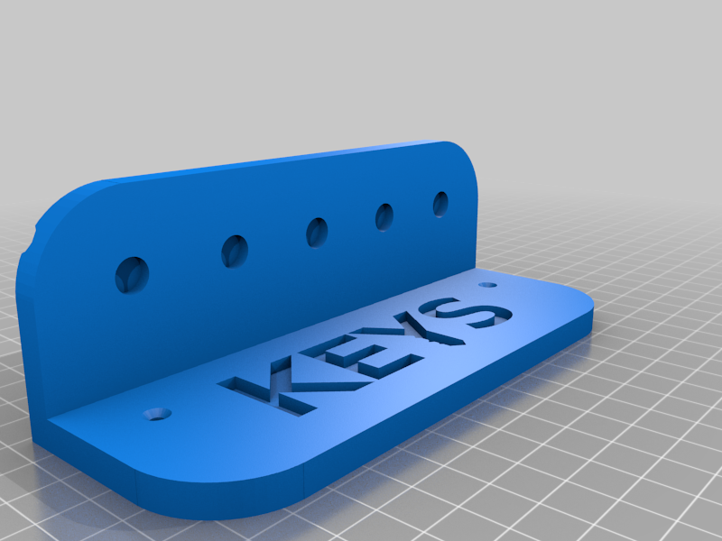 Magnetic key rack