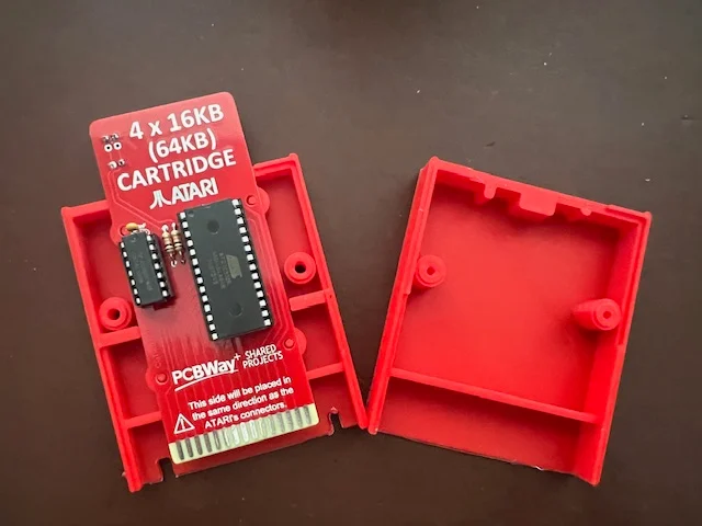 ATARI 800XL Multi Game Cartridge Shell (4 x16KB)