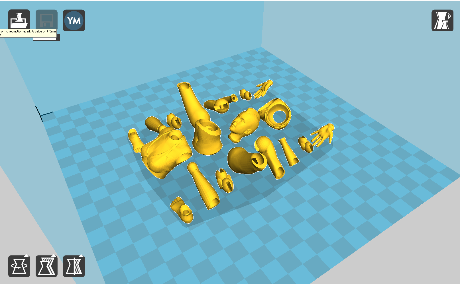 A ~6" Prototype Poseable Action figure
