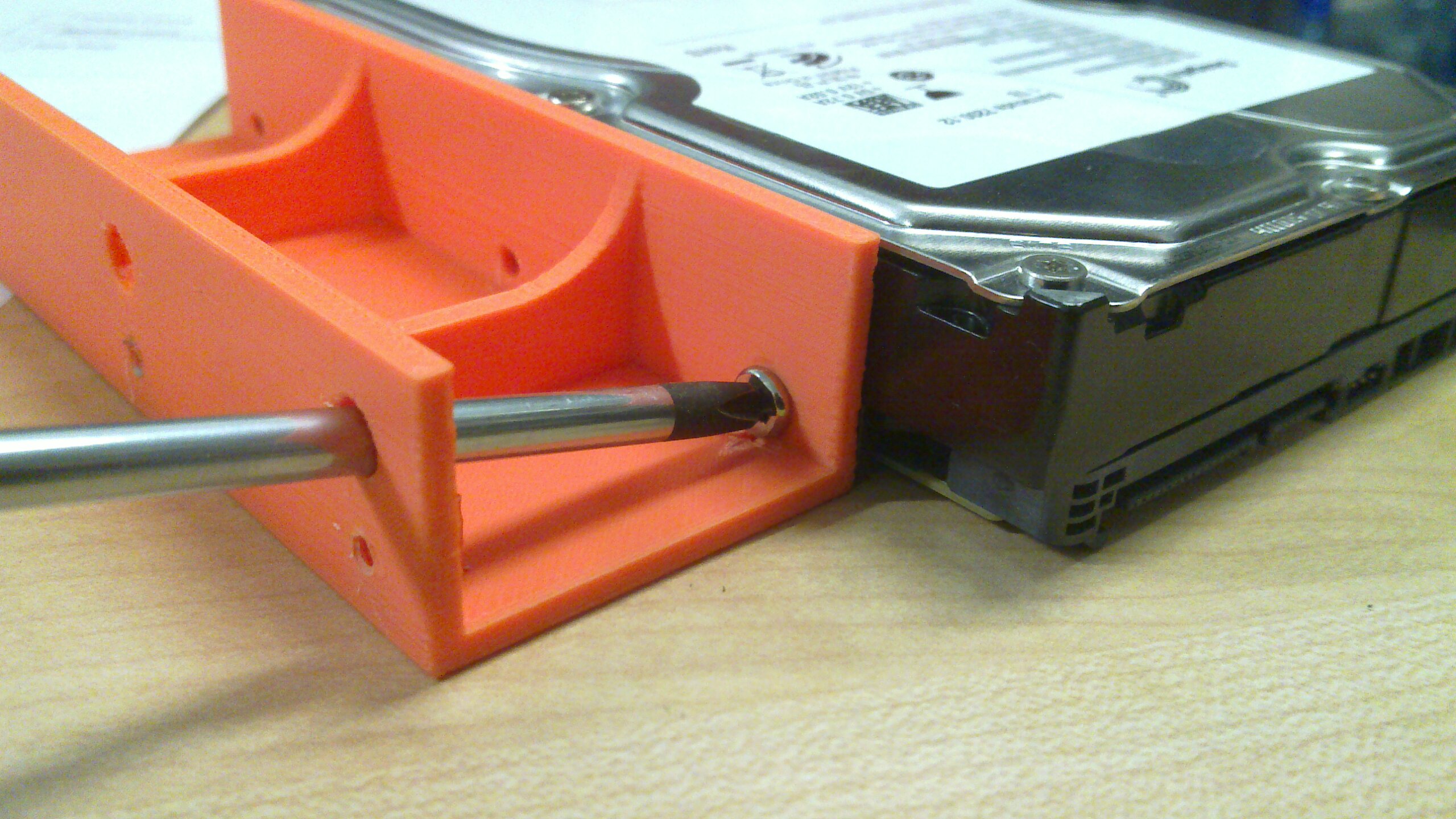 5.25 to 3.5 inch PC Bay Hard Disk Drive spacer - one sided.
