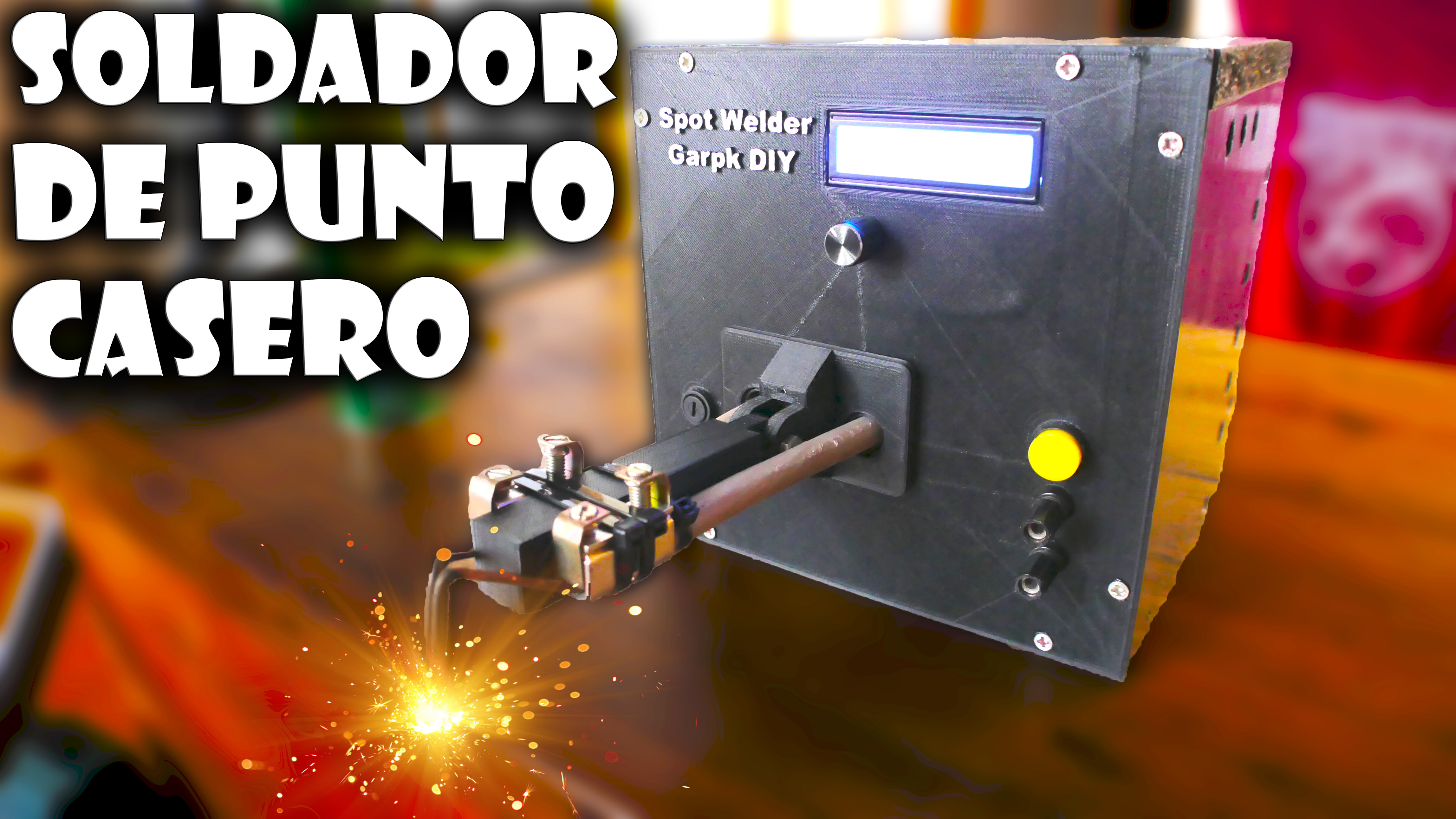 Microwave oven transformer Spot Welder for batteries front panel and wire support