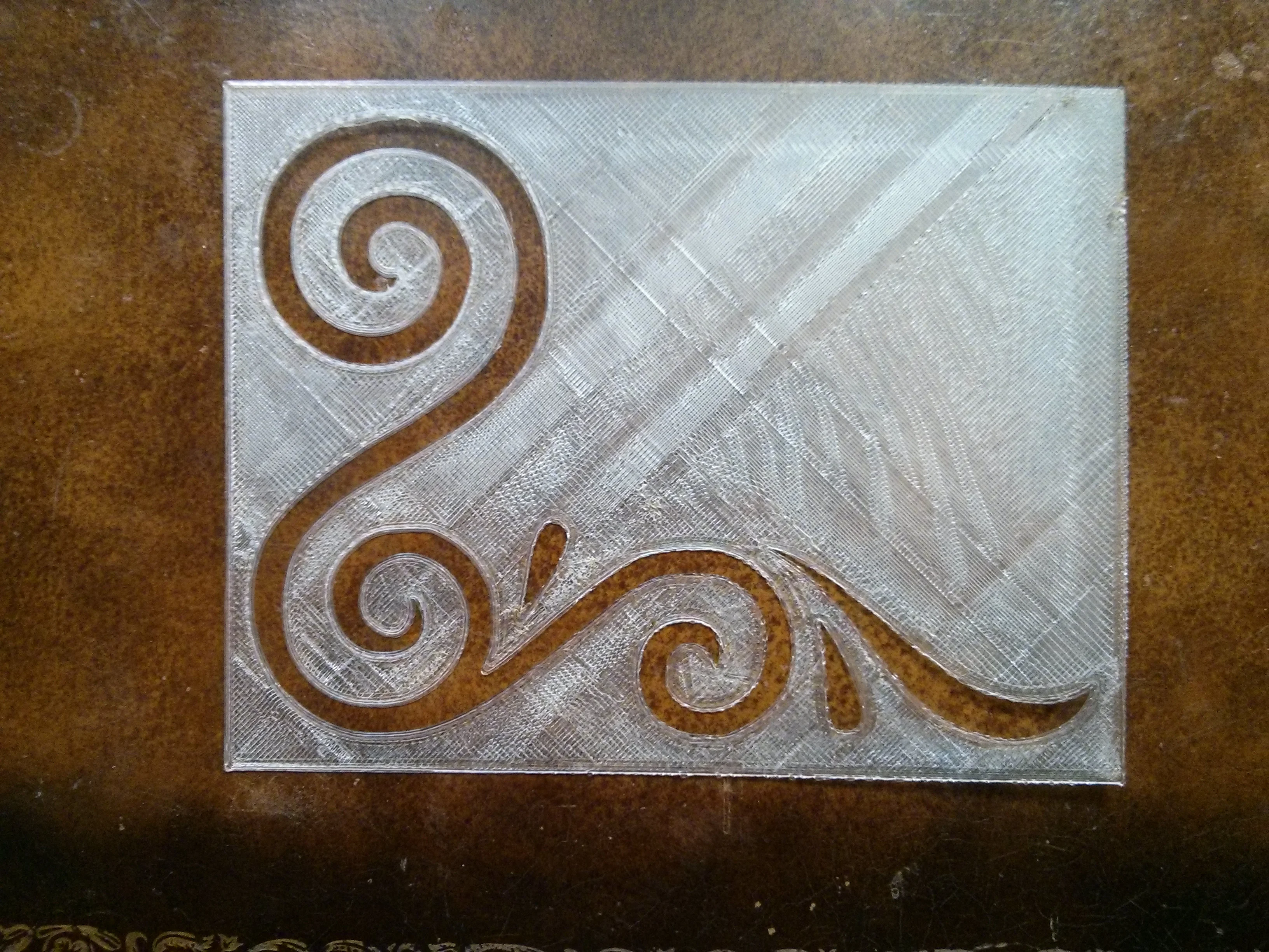 Filigree Corner Stencil