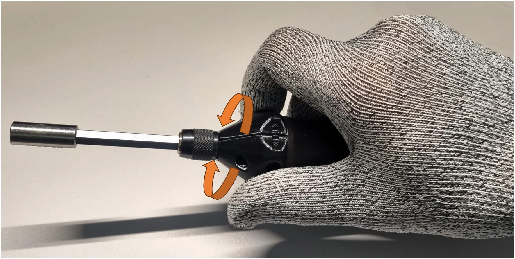 Ergonomic Twirler for the Hazet 810R or Inbus Flow 73424 Bit Ratchet Screwdrivers like WERA 838 | Ergonomischer Zwirbler für den Hazet 810R oder Inbus Flow 73424 Bit Ratschen-Schraubendreher