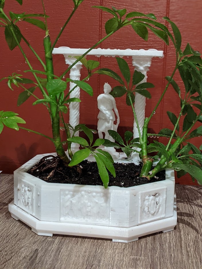 Classical sculpture planter