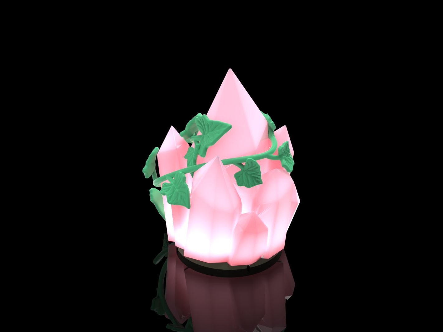 Crystal and ivy lamp kit 001