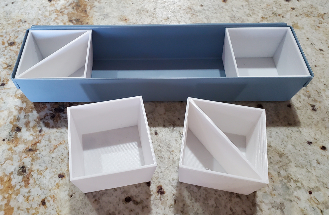 parametric organizer tray dividers