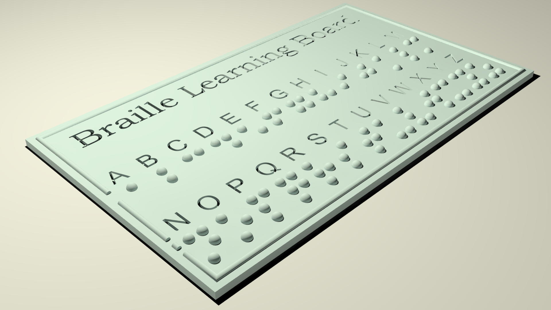 Braille Learning Board V2