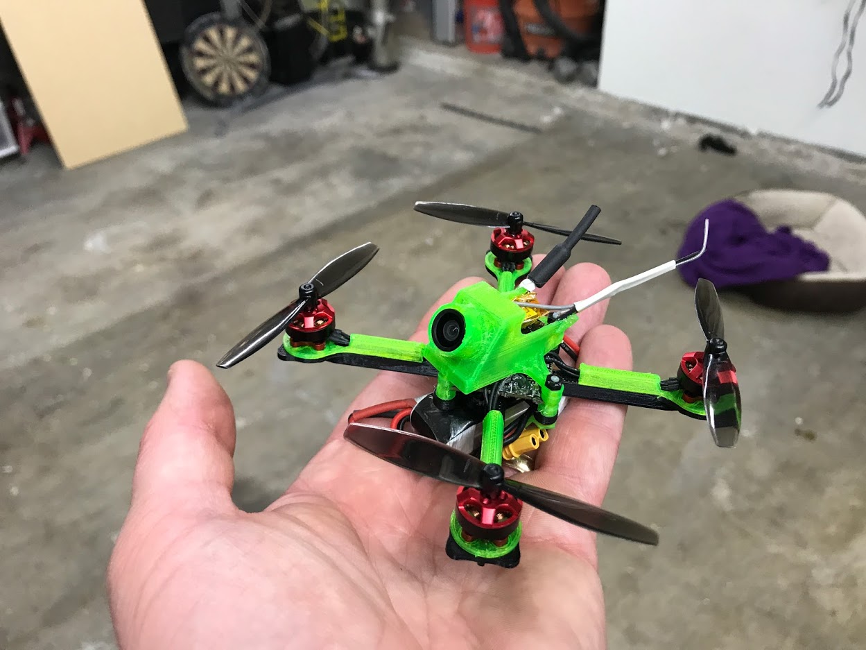 "QWNN" : Quad With No Name - Micro Quad frame and canopy