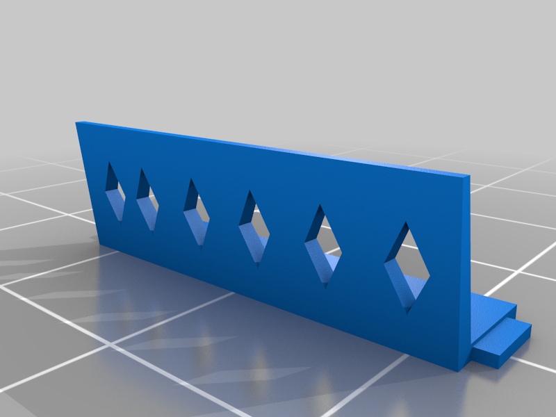 HO Scale Park Bench