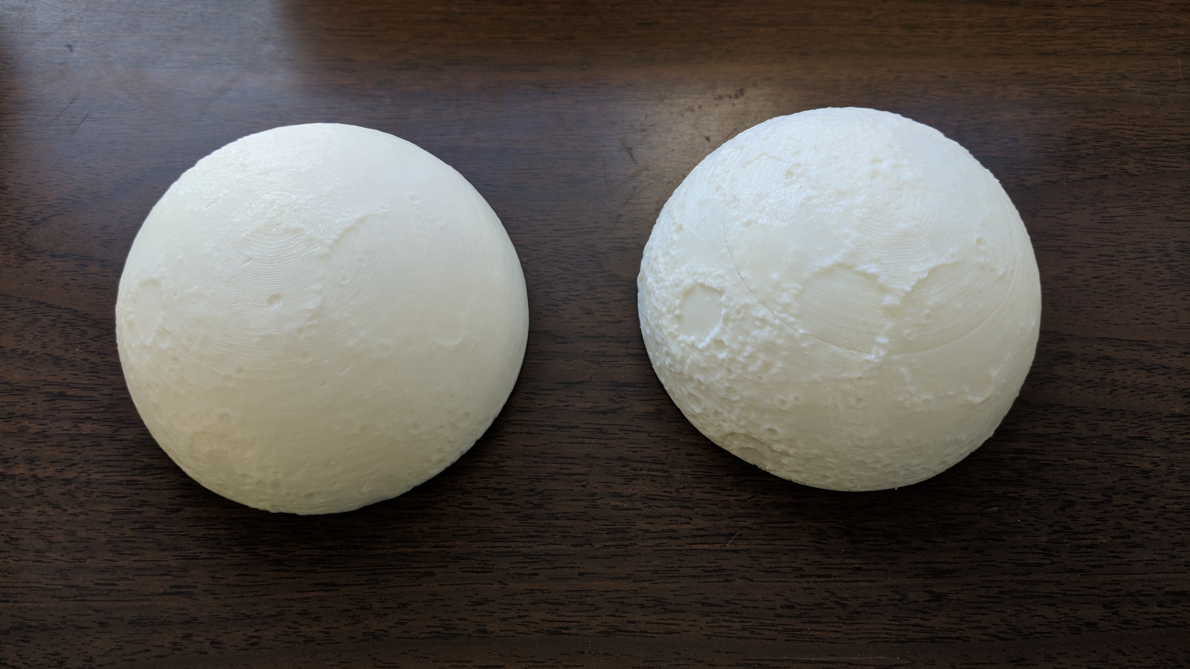 Lunar Phase Clock high relief moon