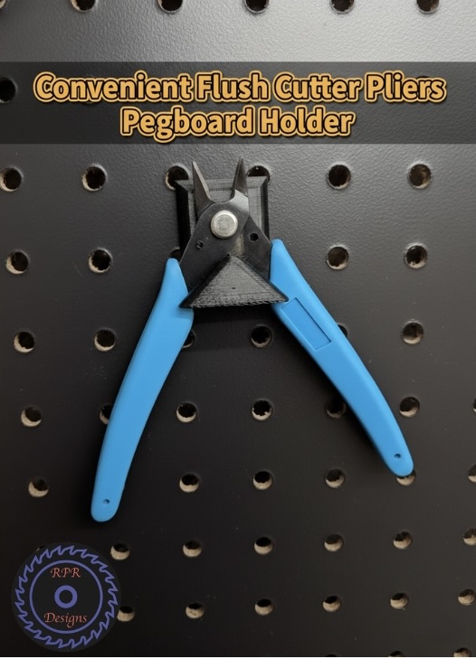 Convenient Flush Cutter Pliers Pegboard Holder