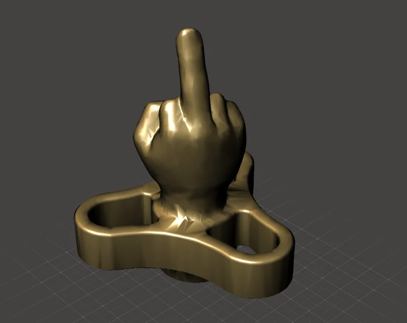 MK10 Extruder Fuck Knob Spinner