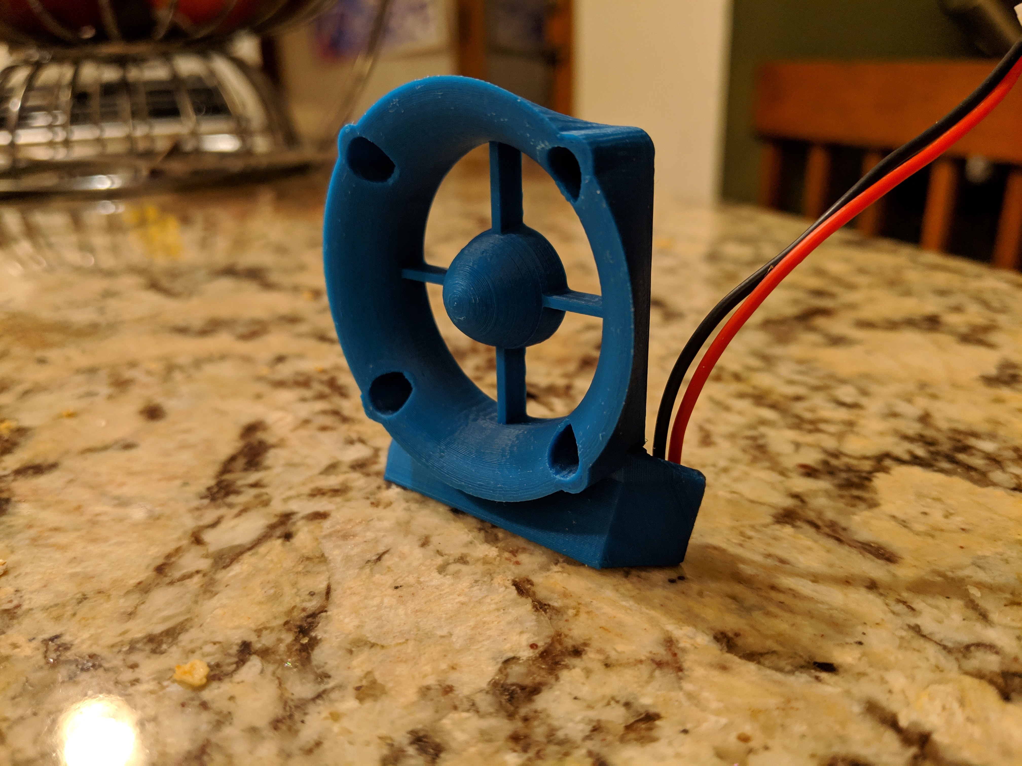 40mm fan guard with LED bar