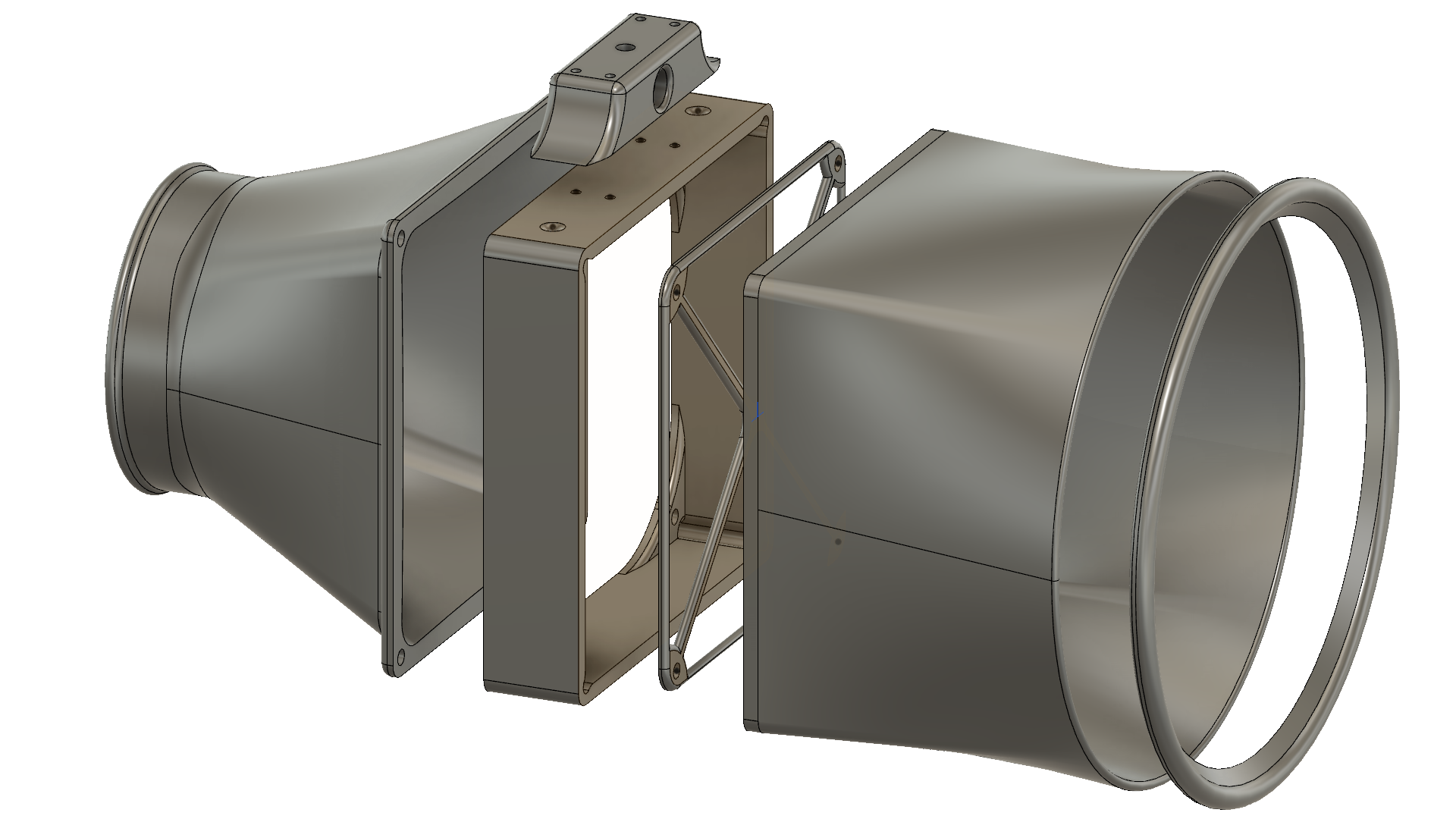 120mm & 140mm Fan Fume Extractor - Large Scoop