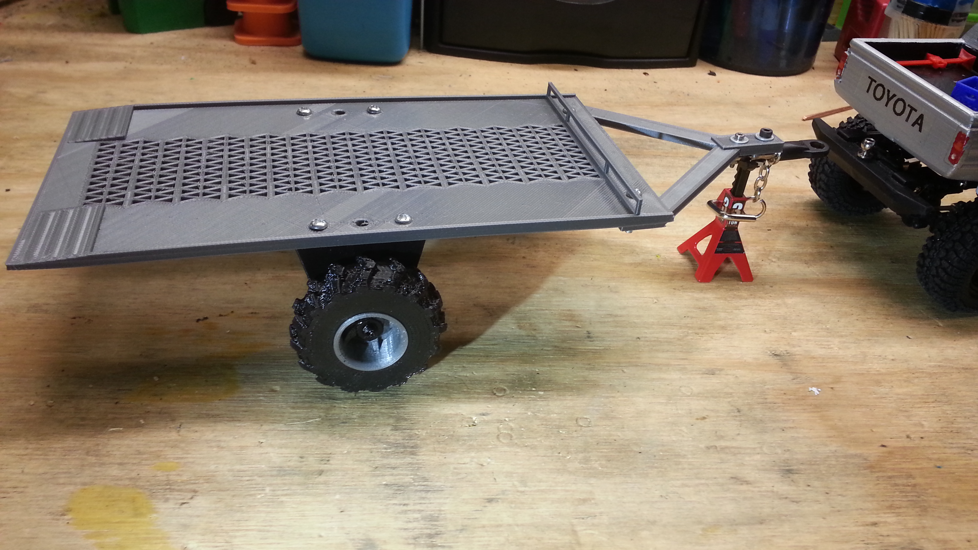 Micro RC Crawler Trailer 1:25/1:24