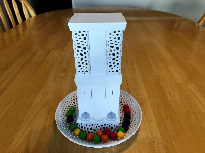 Modular Candy Dispenser - Voronoi Base and Reservoirs